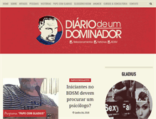 Tablet Screenshot of gladiusbdsm.com